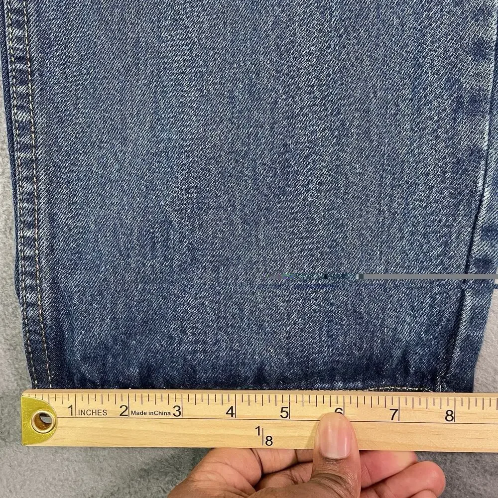 Kirkland Signature Jeans Blue Men’s 38x32 Straight Leg Cotton Denim Workwear